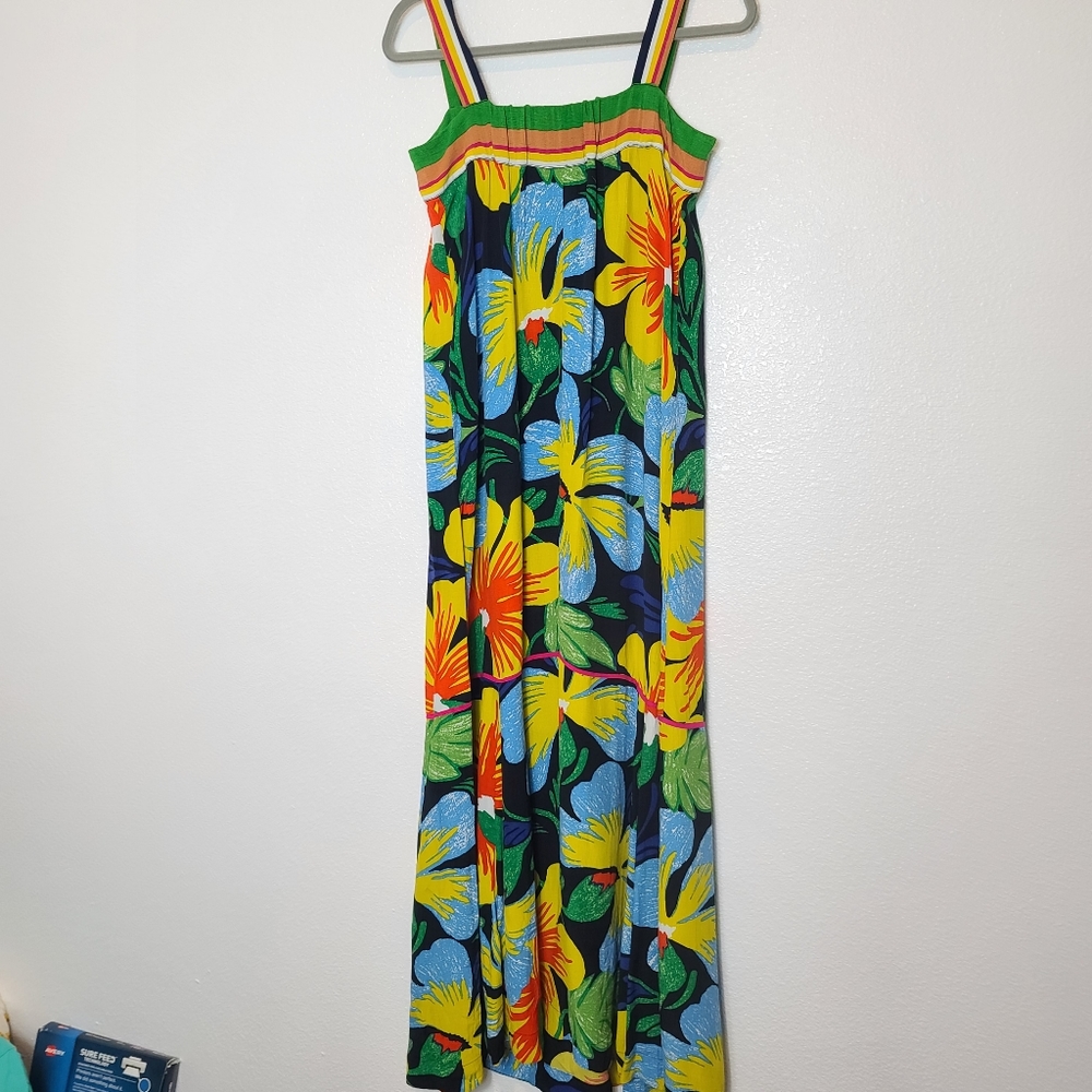 Anthropologie Maeve Nikoleta Tropical Floral Maxi Dress - Picture 10 of 10